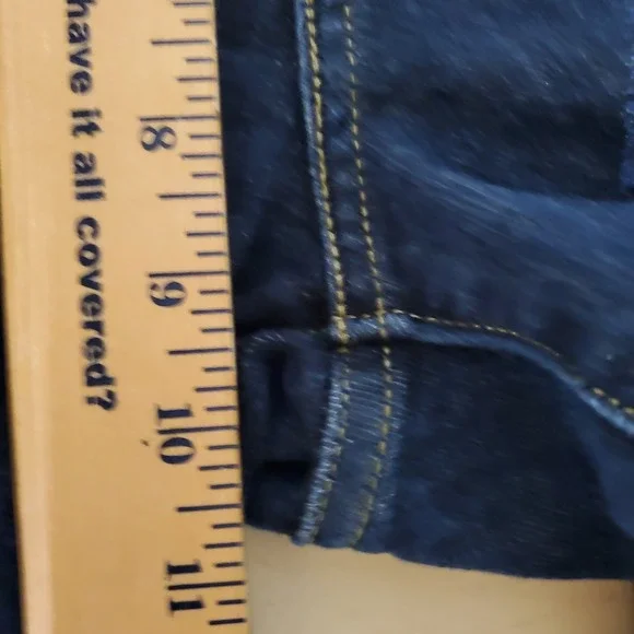 Levis 515 Bootcut Jeans Womens 4M Dark Wash Denim Mid Rise 15516-0128 W27 L32 - Picture 7 of 8